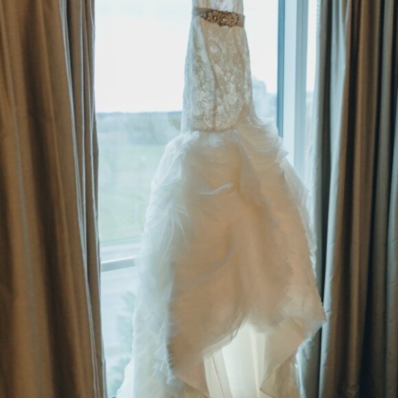 Lazaro Wedding Dress 3201 - US 10 - Picture 3 of 3